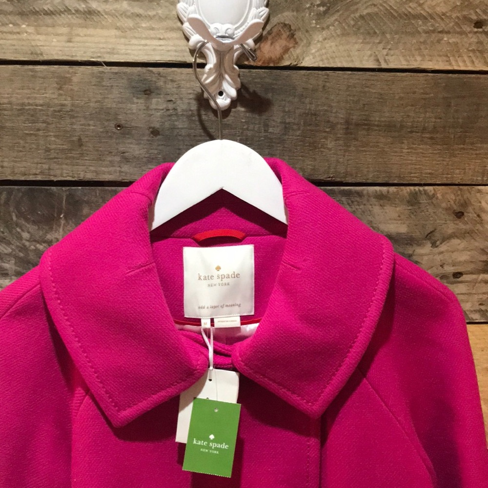 New Kate Spade ♠️ Pink Kendra Jacket - Picture 2 of 6